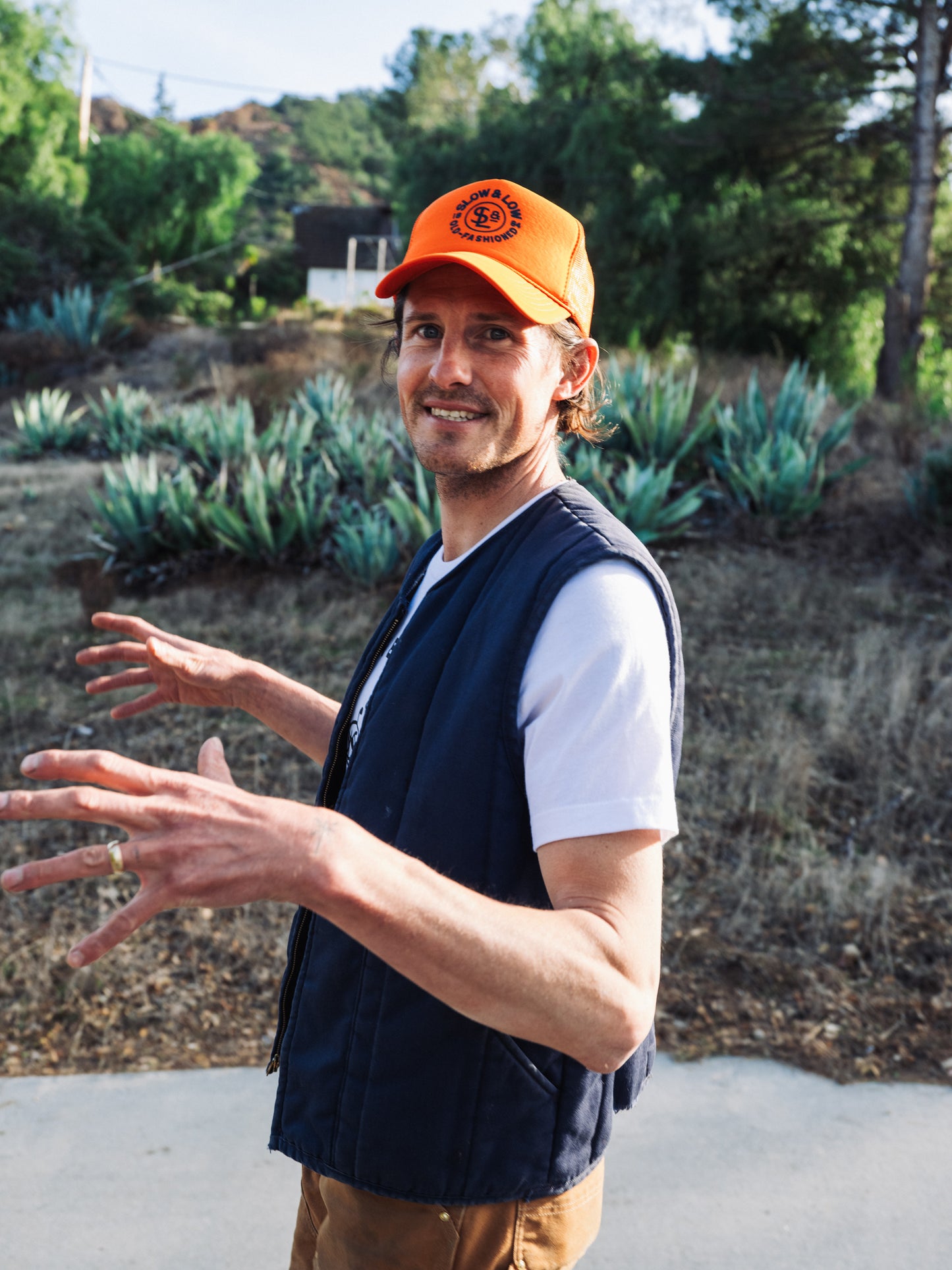 Orange Trucker Hat