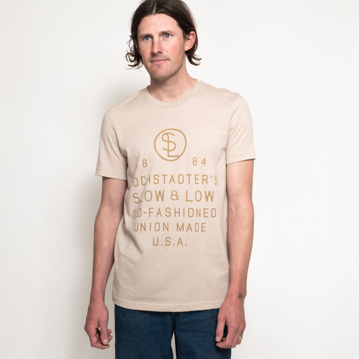 Tan Stacked Tee