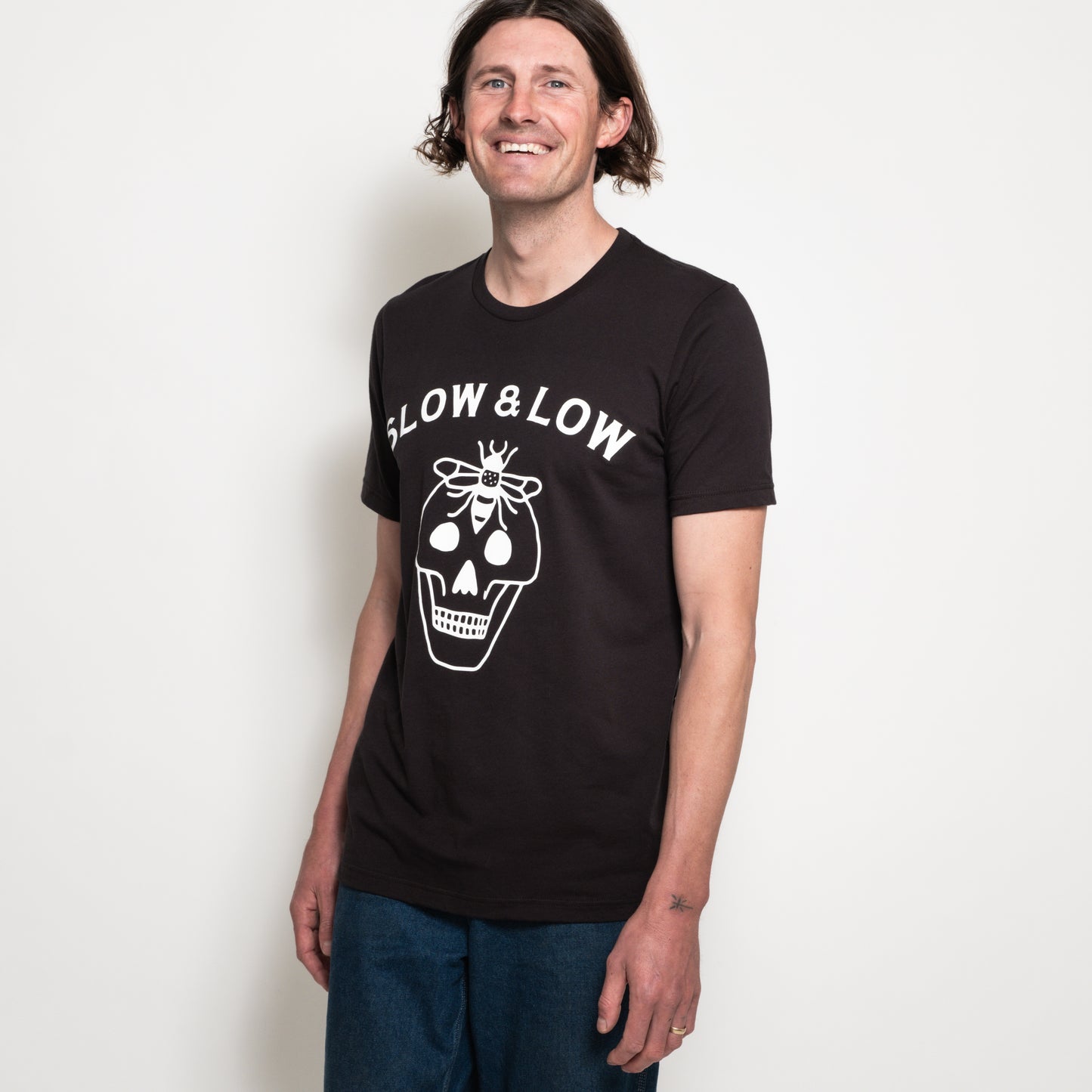 Vintage Black Bee x Skull Tee
