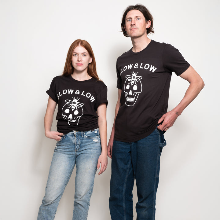 Vintage Black Bee x Skull Tee
