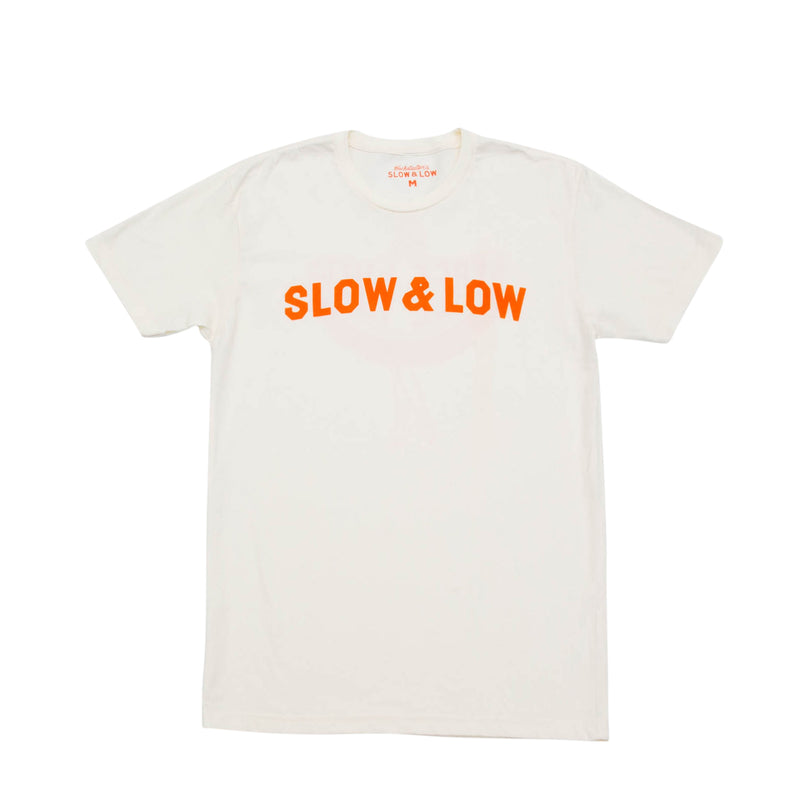 Slow & Low Cream Tee with "Free Will"