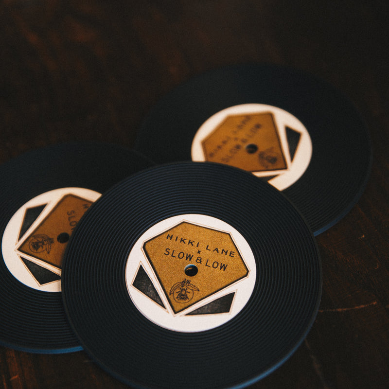 "Whiskey & Diamonds" Custom Vinyl Coasters