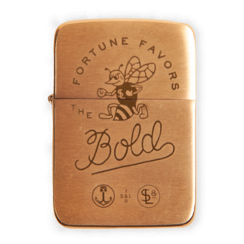 Iron & Resin x Slow & Low "Fortune Favors the Bold" Zippo
