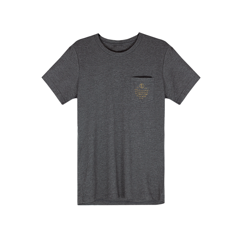S&L Smoking Girl T-shirt (Dark Grey)