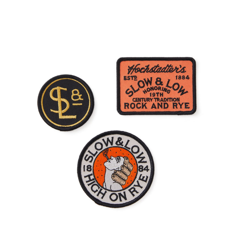 S&L Embroidered Patch 3-pack
